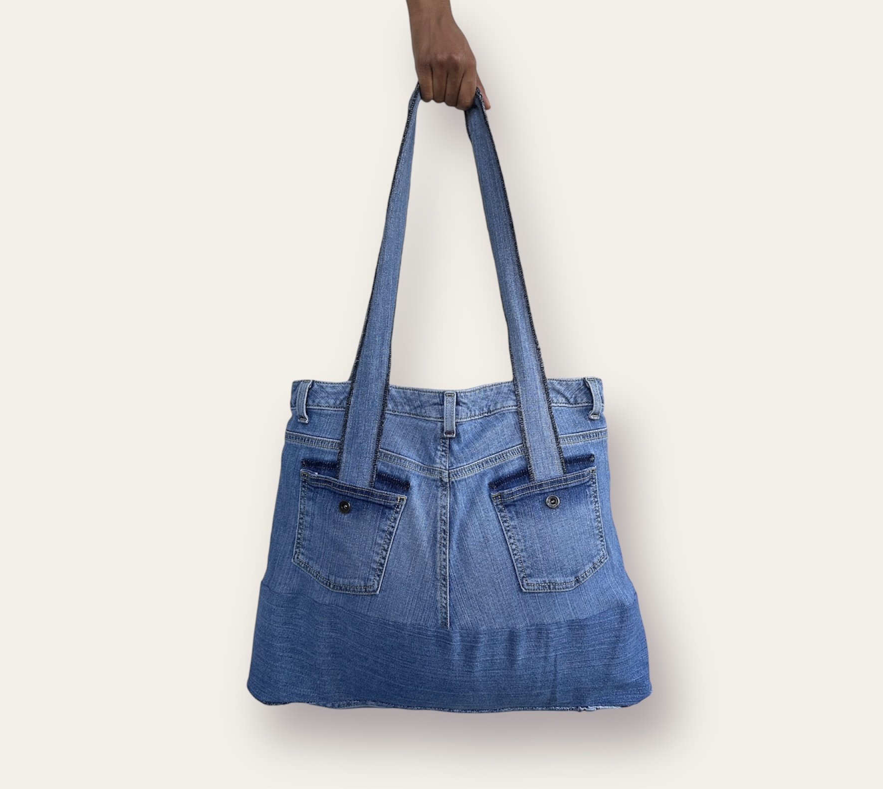 Blue Denim Tote